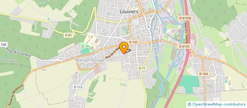 localisation de l'entreprise MONSIEUR ELIZANDRO ROCCO  LOUVIERS