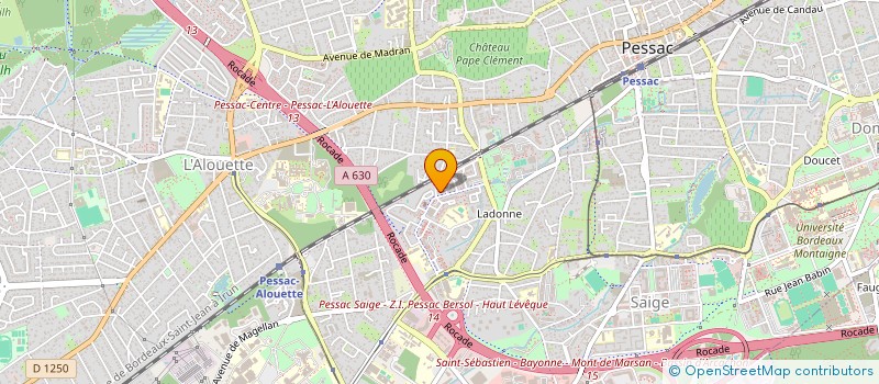 localisation de l'entreprise MONSIEUR ELKARIM ABDOU SAID  PESSAC