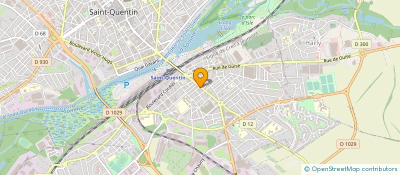 localisation de l'entreprise MONSIEUR ELKHADIR IJOUBALLA à SAINT-QUENTIN