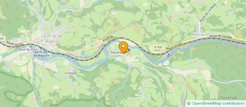 localisation de l'entreprise MONSIEUR ELLERTON CHARLEMAGNE  SAINT-PE-DE-BIGORRE