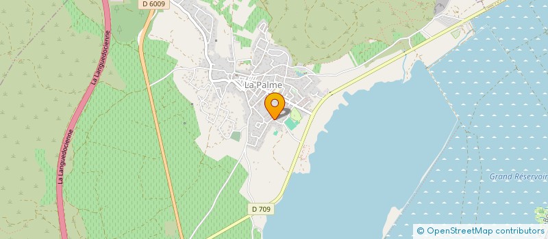 localisation de l'entreprise MONSIEUR ELLIAN MOLLARD  LA PALME