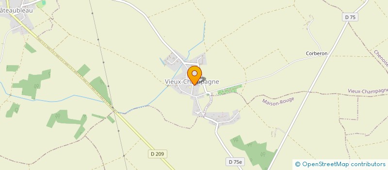 localisation de l'entreprise MONSIEUR ELLIAS MEDJANI  VIEUX-CHAMPAGNE