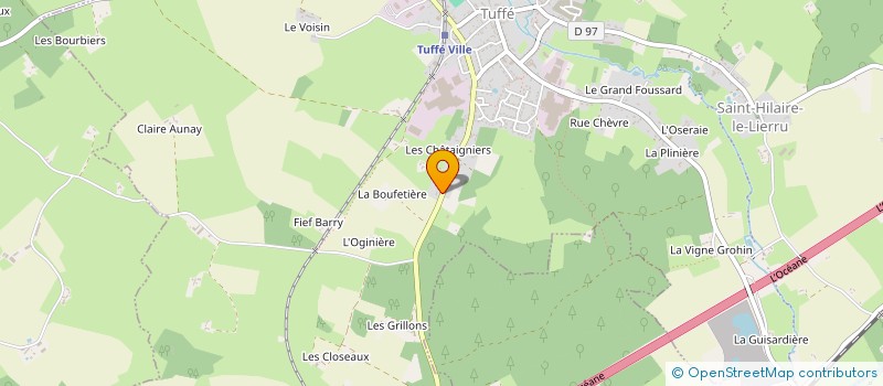 localisation de l'entreprise MONSIEUR ELLICK MARTIG  TUFFE-VAL-DE-LA-CHERONNE