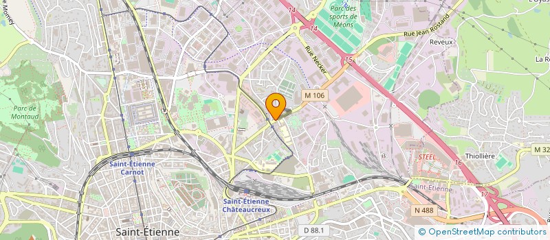 localisation de l'entreprise MONSIEUR ELLIOT ADAMSON à SAINT-ETIENNE