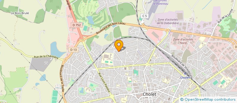 localisation de l'entreprise MONSIEUR ELLIOT ARSEAU-CHAIGNEAU à CHOLET