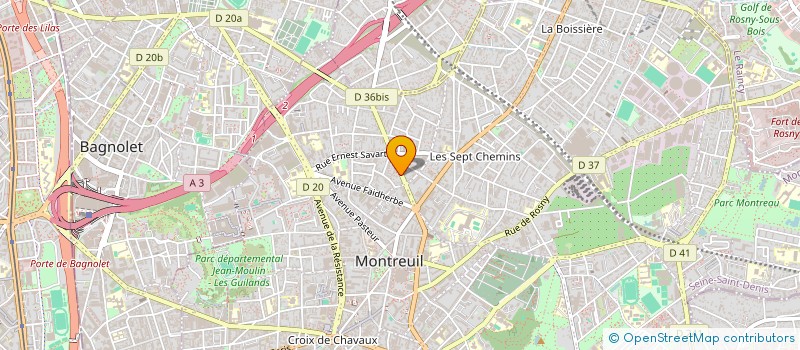 localisation de l'entreprise MONSIEUR ELLIOT CLARKE à MONTREUIL