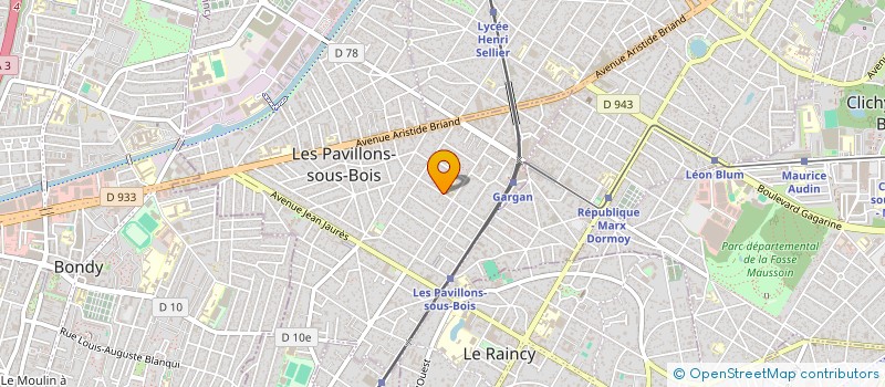 localisation de l'entreprise MONSIEUR ELLIOT COHEN  LES PAVILLONS-SOUS-BOIS