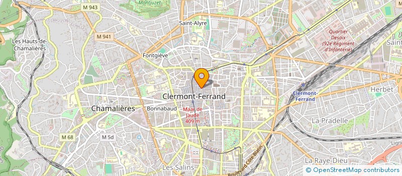 localisation de l'entreprise MONSIEUR ELLIOT COMBEAUX  CLERMONT-FERRAND