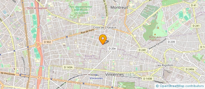 localisation de l'entreprise MONSIEUR ELLIOT DESCHAMPS à MONTREUIL