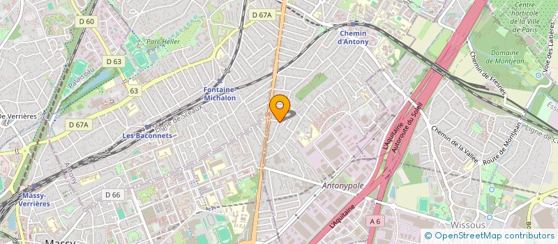 localisation de l'entreprise MONSIEUR ELLIOT DIDIER à ANTONY