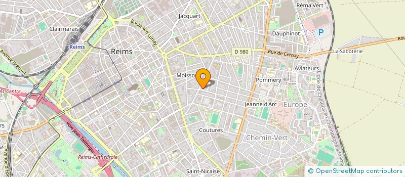 localisation de l'entreprise MONSIEUR ELLIOT FABERT  REIMS