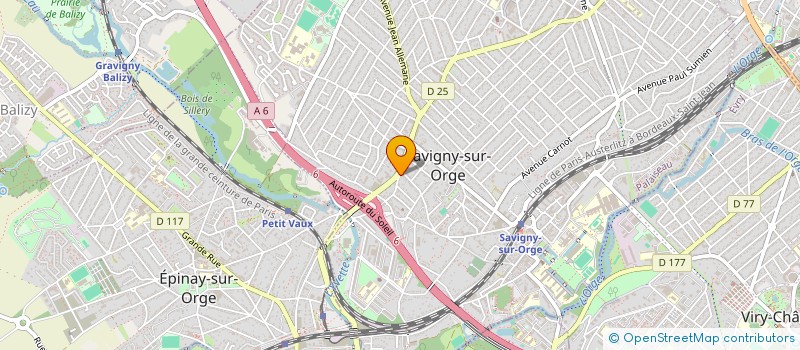 localisation de l'entreprise MONSIEUR ELLIOT FRESIL à SAVIGNY-SUR-ORGE