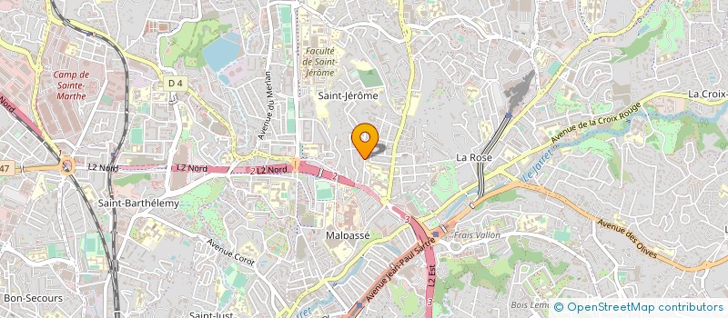 localisation de l'entreprise MONSIEUR ELLIOT GRAINCE  MARSEILLE