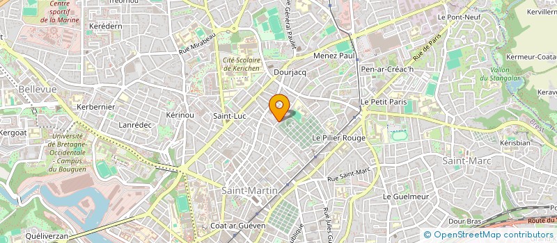 localisation de l'entreprise MONSIEUR ELLIOT LE BORGNE à BREST