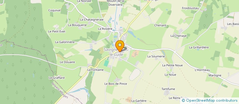 localisation de l'entreprise MONSIEUR ELLIOT LEROYER à SAVIGNE-SOUS-LE-LUDE