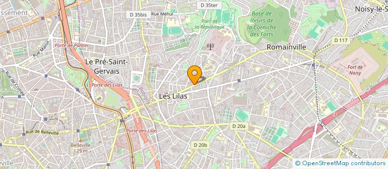 localisation de l'entreprise MONSIEUR ELLIOT MEYER à LES LILAS