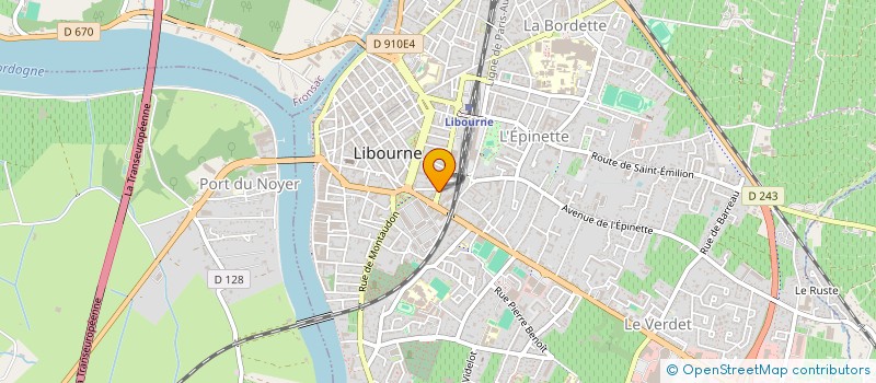 localisation de l'entreprise MONSIEUR ELLIOT PFISTER à LIBOURNE