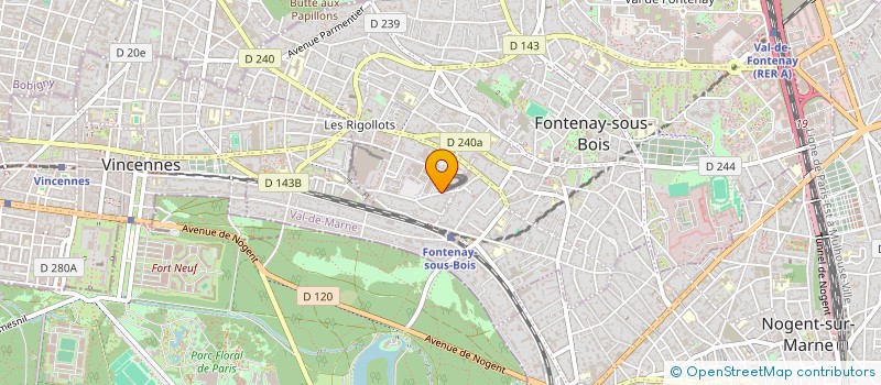 localisation de l'entreprise MONSIEUR ELLIOT RIVA à FONTENAY-SOUS-BOIS