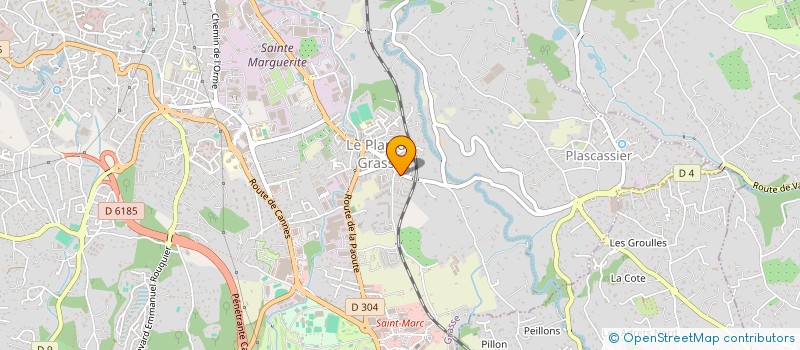 localisation de l'entreprise MONSIEUR ELLIOT VARIN  GRASSE