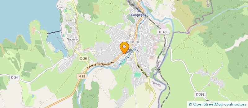 localisation de l'entreprise MONSIEUR ELLIOTH COGNET  LANGOGNE