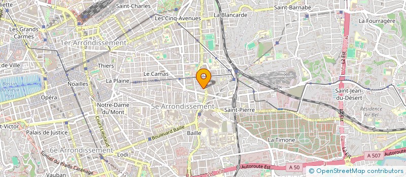 localisation de l'entreprise MONSIEUR ELLIOTT ALBARET  MARSEILLE