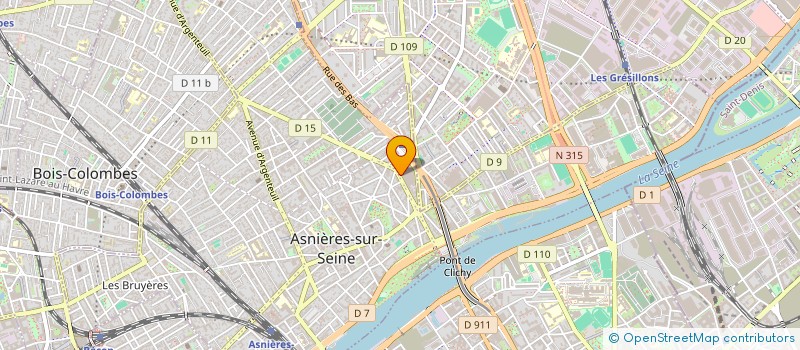 localisation de l'entreprise MONSIEUR ELLIOTT BELLANGER  ASNIERES-SUR-SEINE