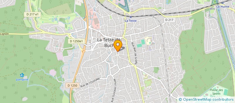 localisation de l'entreprise MONSIEUR ELLIOTT CANAL à LA TESTE DE BUCH