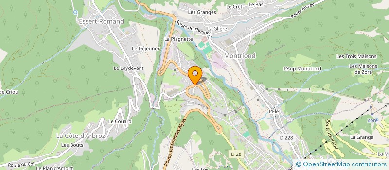 localisation de l'entreprise MONSIEUR ELLIOTT DIXON  MORZINE