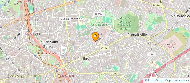 localisation de l'entreprise MONSIEUR ELLIOTT GOLDENBERG à LES LILAS