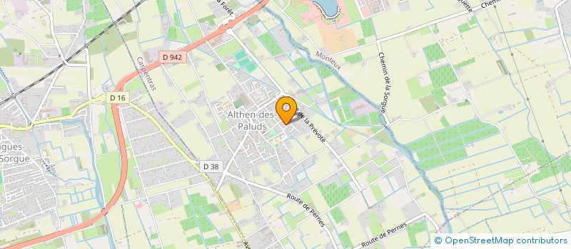 localisation de l'entreprise MONSIEUR ELLIOTT MARTINEZ  ALTHEN-DES-PALUDS