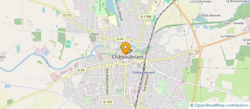 localisation de l'entreprise MONSIEUR ELLOBO CONTRERAS  CHATEAUBRIANT