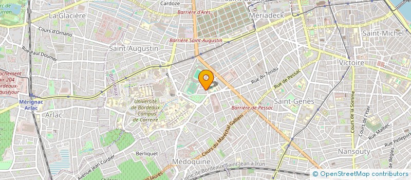 localisation de l'entreprise MONSIEUR ELLYDJAH KOUDORO  BORDEAUX