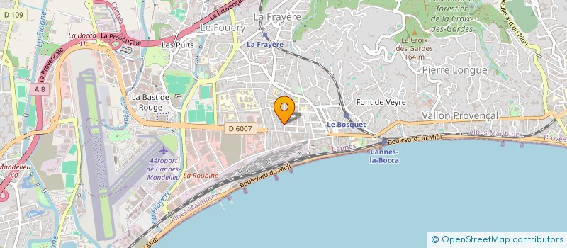 localisation de l'entreprise MONSIEUR ELLYESS REZGUI  CANNES