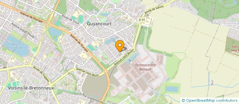 localisation de l'entreprise MONSIEUR ELMAMOUN OUMGHARI  GUYANCOURT