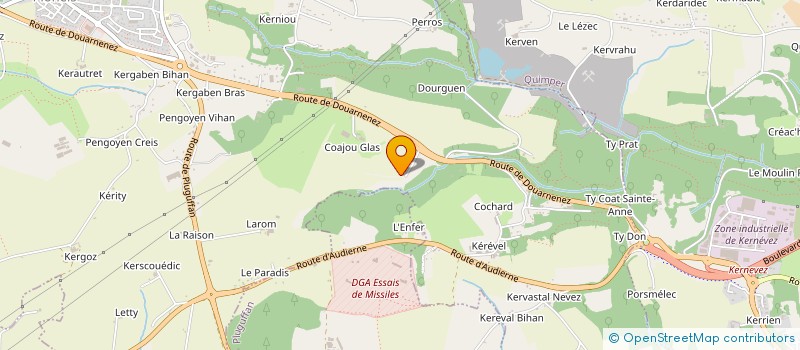 localisation de l'entreprise MONSIEUR ELMAR VON CANSTEIN  PLOZEVET