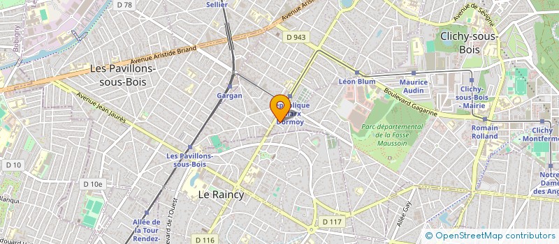 localisation de l'entreprise MONSIEUR ELMEHDI AYED à CLICHY-SOUS-BOIS