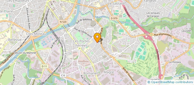 localisation de l'entreprise MONSIEUR ELMEHDI BENZEKRI à LIMOGES