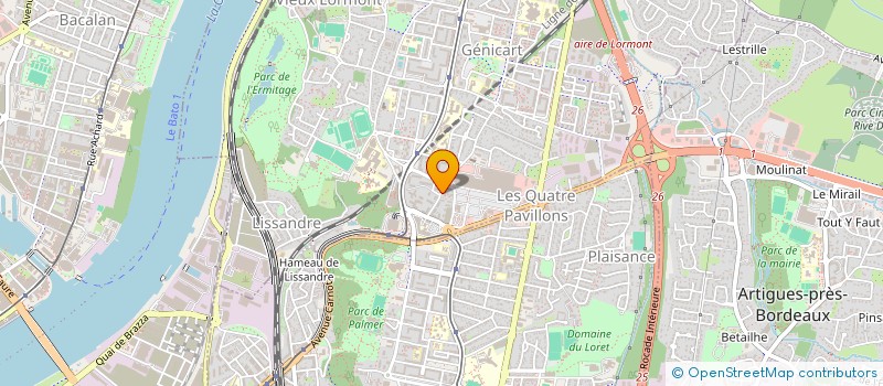 localisation de l'entreprise MONSIEUR ELMEHDI TOUBAL  LORMONT