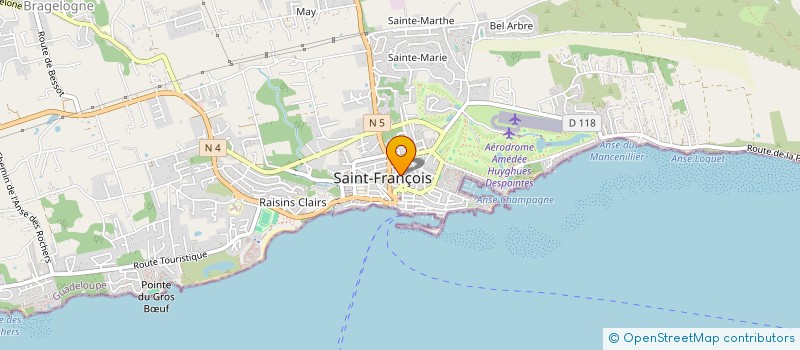 localisation de l'entreprise MONSIEUR ELNER OSSE à SAINT-FRANCOIS