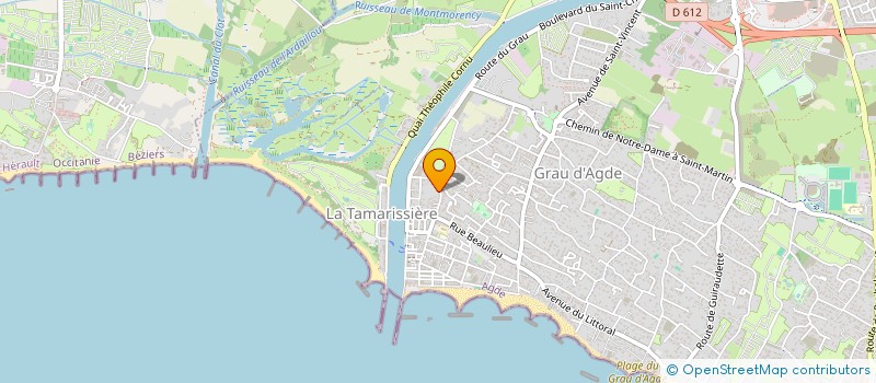 localisation de l'entreprise MONSIEUR ELODIE GABIER à AGDE