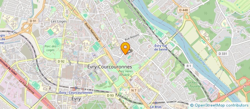 localisation de l'entreprise MONSIEUR ELODIE TROUPE à EVRY-COURCOURONNES