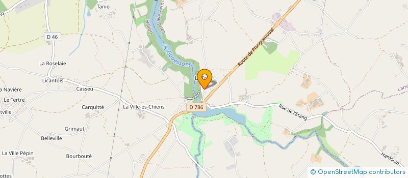 localisation de l'entreprise MONSIEUR ELOEN FORESTIER  LAMBALLE-ARMOR