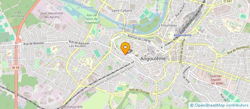 localisation de l'entreprise MONSIEUR ELOI AMIZET à ANGOULEME