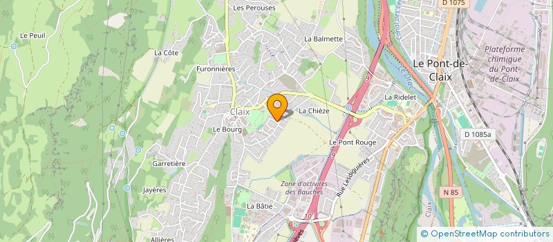 localisation de l'entreprise MONSIEUR ELOI BANEY  CLAIX