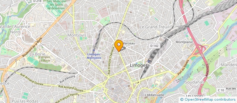 localisation de l'entreprise MONSIEUR ELOI BESSE à LIMOGES