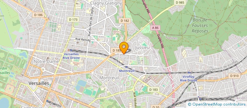 localisation de l'entreprise MONSIEUR ELOI DE COURREGES D USTOU à VERSAILLES