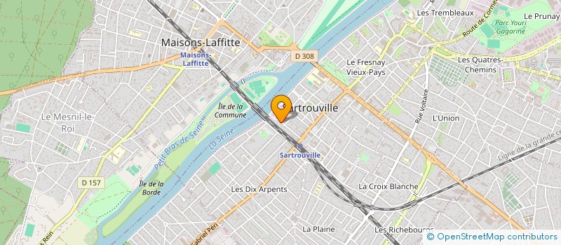 localisation de l'entreprise MONSIEUR ELOI DISSAC à SARTROUVILLE