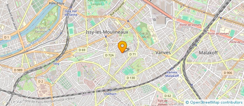 localisation de l'entreprise MONSIEUR ELOI DU BOIS à ISSY-LES-MOULINEAUX