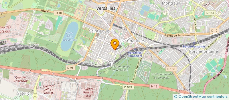localisation de l'entreprise MONSIEUR ELOI GUERARD  VERSAILLES