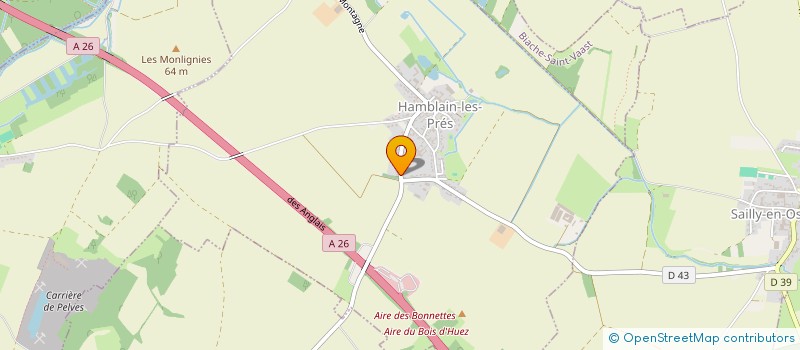 localisation de l'entreprise MONSIEUR ELOI GUIDEZ  HAMBLAIN-LES-PRES